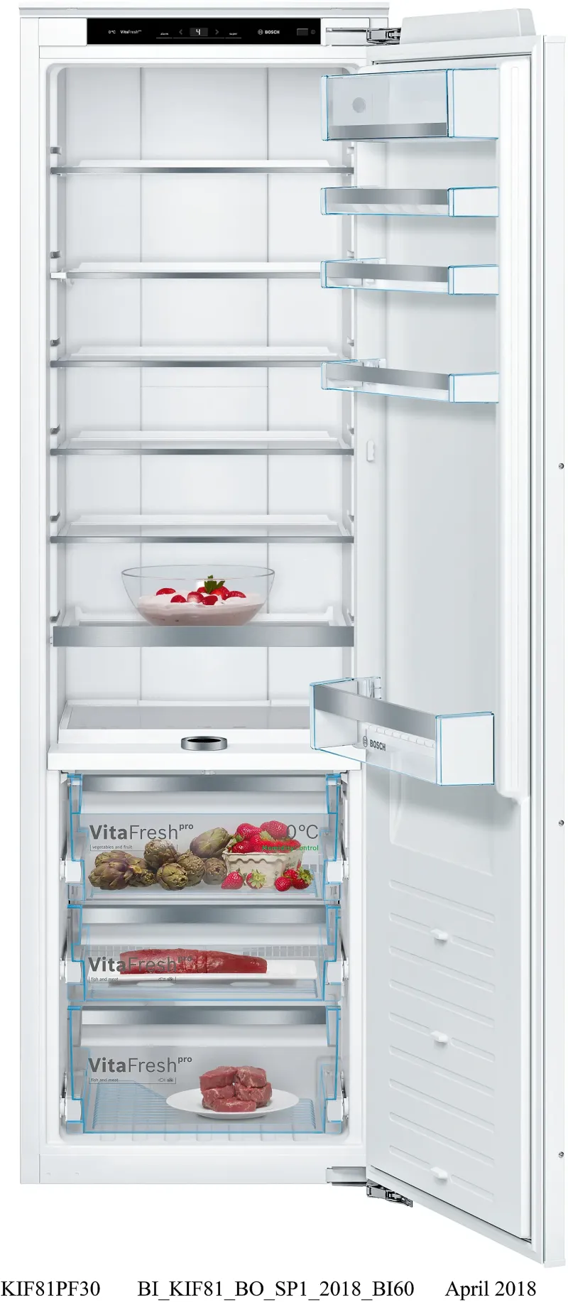 Bosch Serie 8 KIF81PFE0 refrigerator — view 1