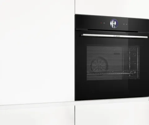 Bosch Serie 8 Einbau-Dampfbackofen HSG7364B1 oven