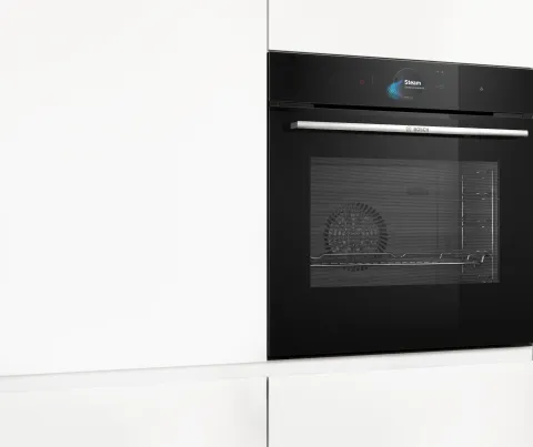 Bosch Serie 8 Einbau-Dampfbackofen HSG7584B1 oven