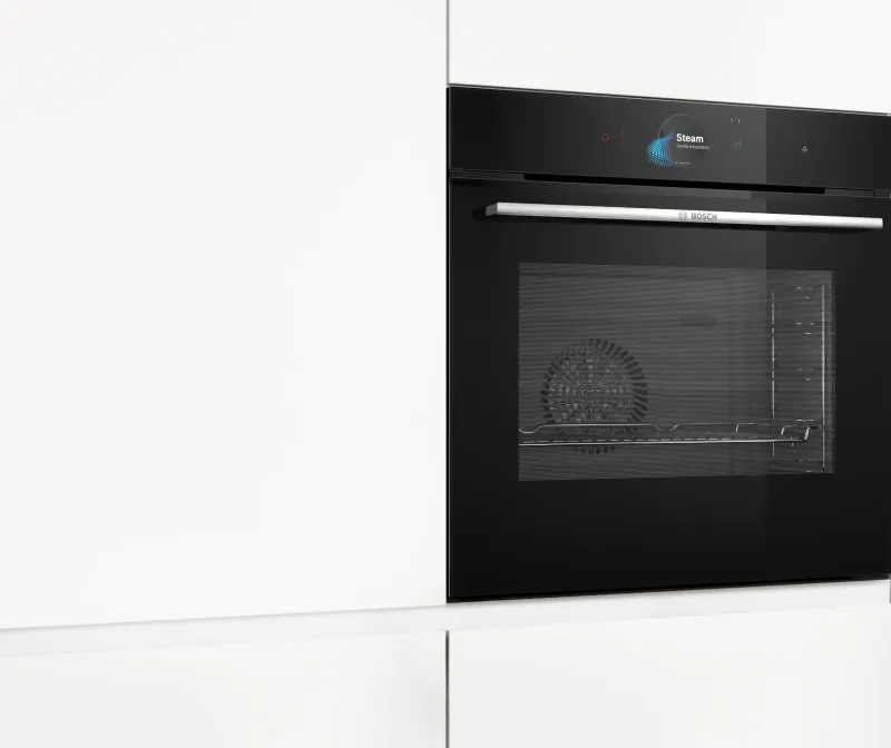 Bosch Serie 8 Einbau-Dampfbackofen HSG7584B1 oven — view 1