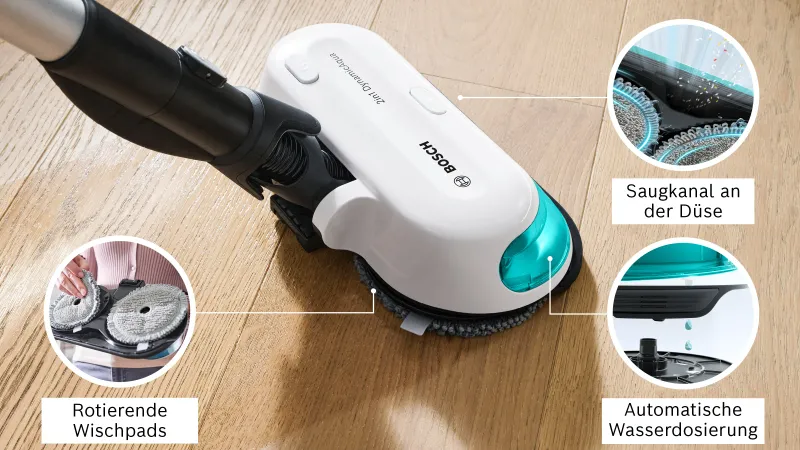 Bosch Unlimited 7 ProHygienic Aqua vacuum cleaner — view 3