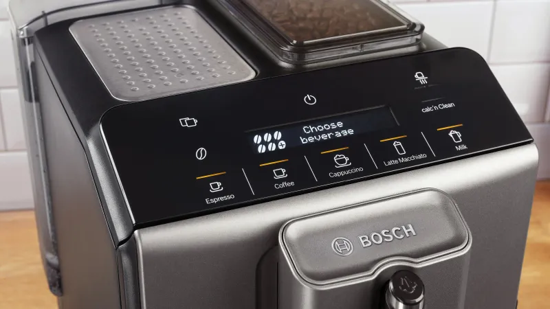 Bosch Serie 2 VeroCafe TIE20504 (Diamond titanium metallic) coffee machine — view 3