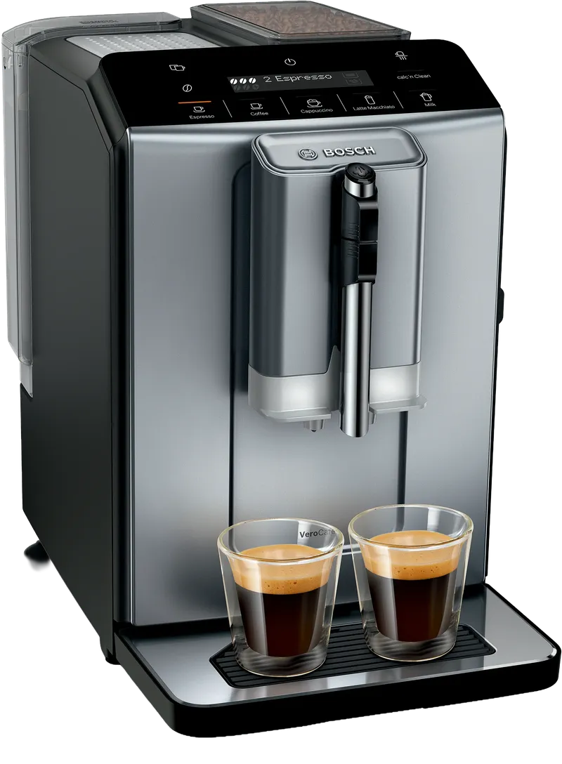 Bosch Serie 2 VeroCafe TIE20504 (Diamond titanium metallic) coffee machine — view 1