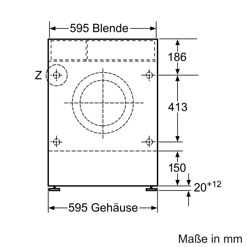Bosch Serie 6 WKD28543 washer-dryer — view 3