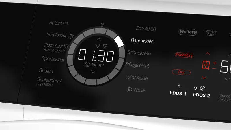Bosch Serie 8 WNC254A40 washer-dryer — view 3
