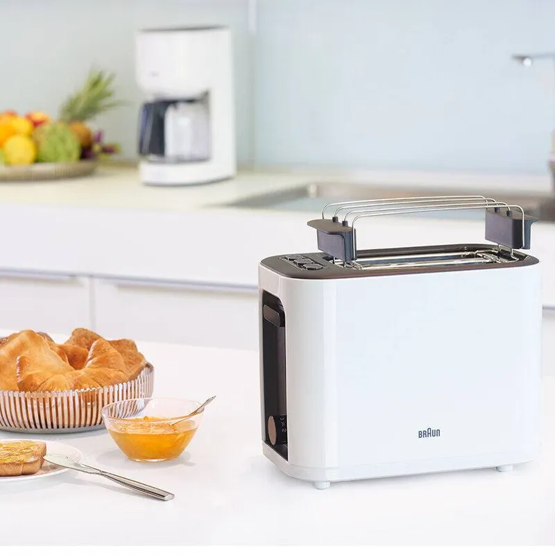 Braun PurEase Toaster HT 3010 Weiß toaster — view 3