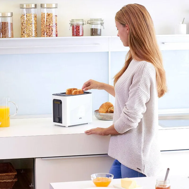 Braun PurEase Toaster HT 3010 Weiß toaster — view 4