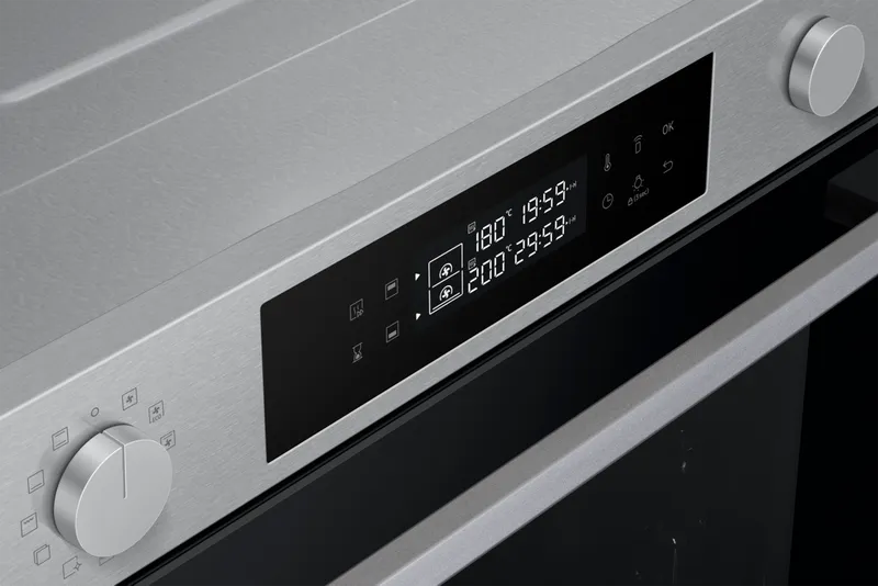 Samsung Series 4 Dual Cook NV7B44205AS oven — view 3