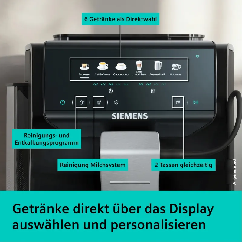 Siemens EQ500 iAroma TP551E07 coffee machine — view 4