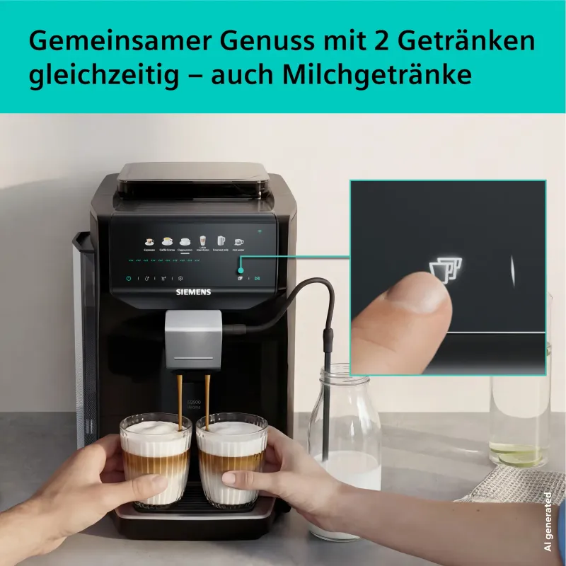 Siemens EQ500 iAroma TP551E07 coffee machine — view 5