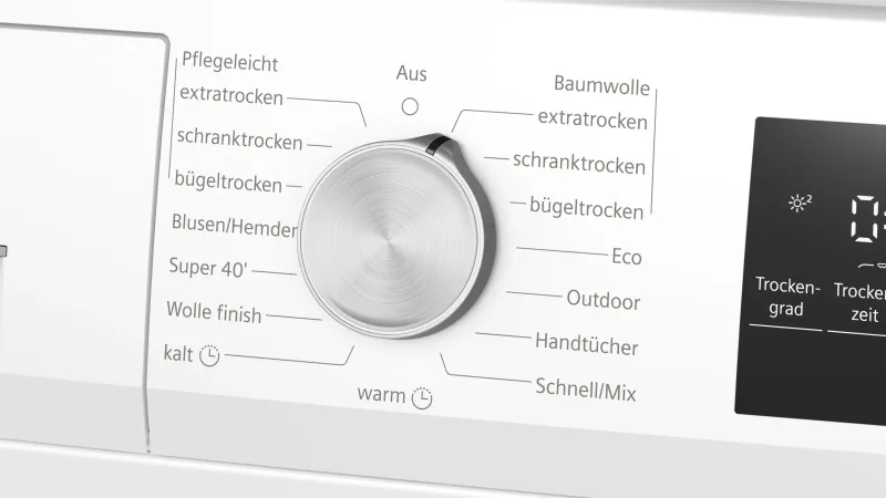 Siemens iQ300 WT45HV0EM tumble dryer — view 3