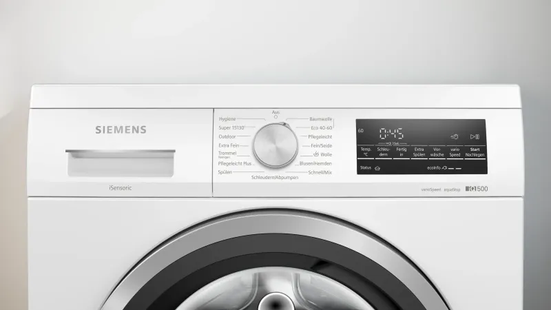 Siemens iQ500 WU14UT71 washing machine — view 2