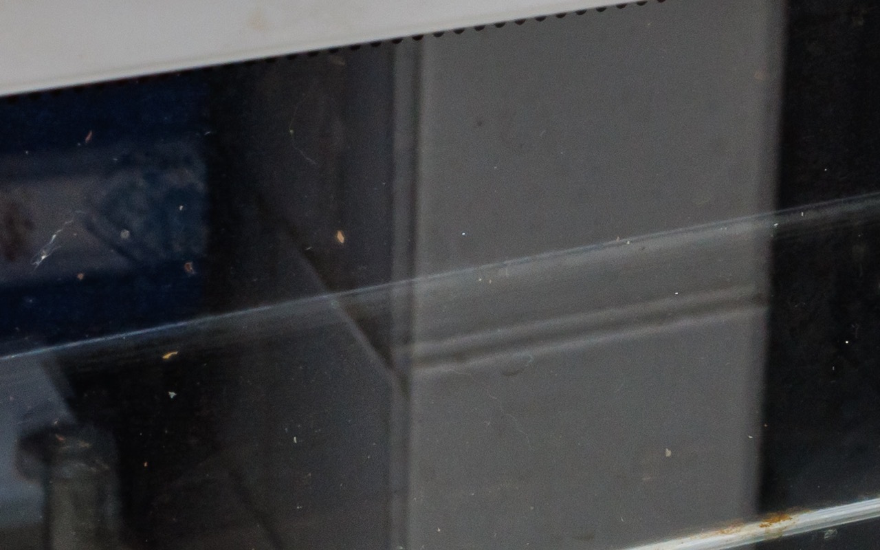 A modern built-in electric single oven in a kitchen